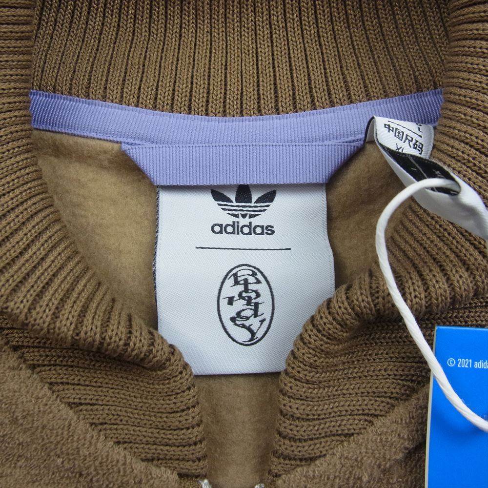adidas アディダス 23AW IK9615 x Blondey McCoy Boucle Tracktop A.ブロンディ ブークル トラック ジャケット  ベージュ系 2XL【極上美品】【中古】
