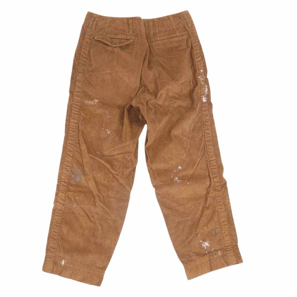 kolor カラー 21AW 21WBN-P03136 BEACON ビーコン コーデュロイ ペイント加工 パンツ ブラウン系 1【美品】【中古】