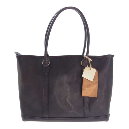 ヴァスコ VS-263TL LEATHER NELSON TOTE BAG レザー ネルソン トート バッグ 黒茶色系【中古】