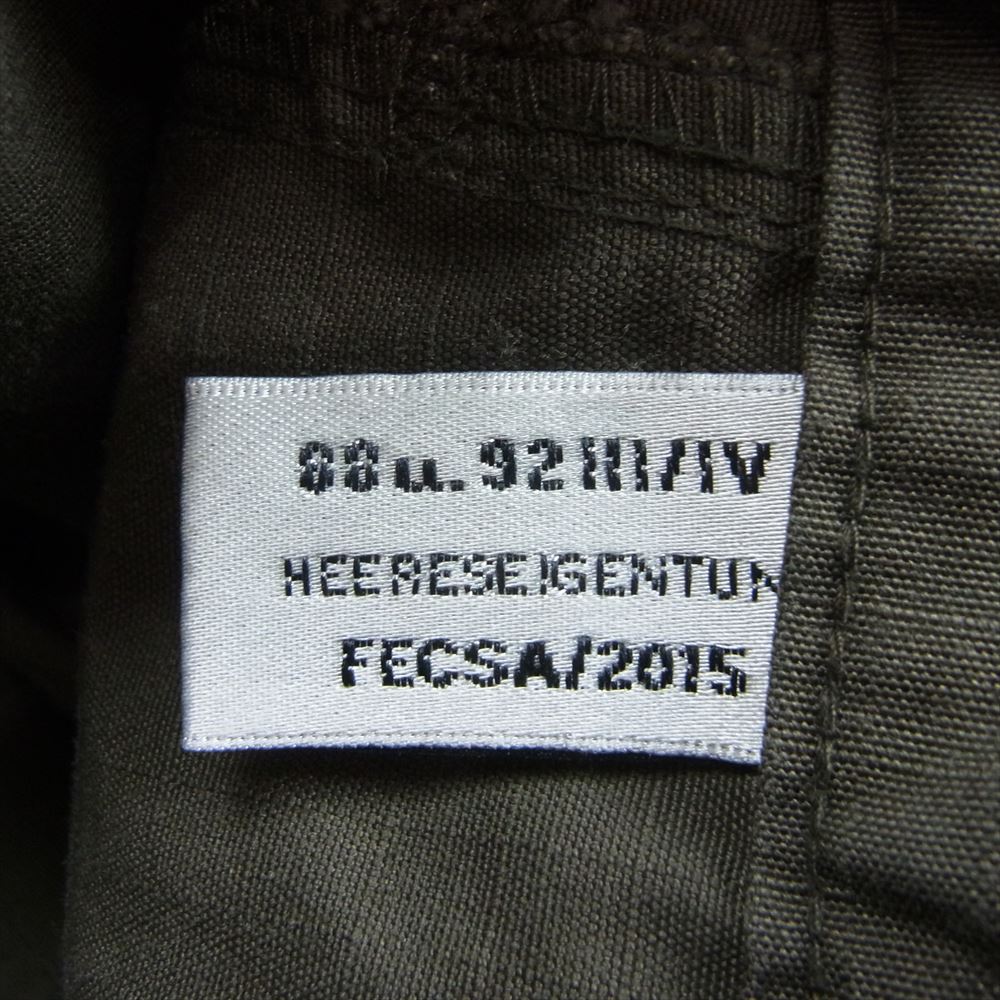 オーストリア軍 カーゴパンツ リップストップ トラウザーズ　 カーキ系【中古】