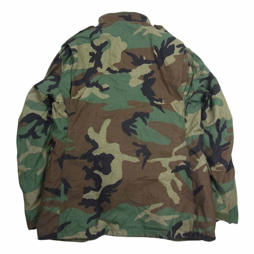 米軍 ヴィンテージ 90s M-65 フィールド ジャケット カーキ系 M【中古】
