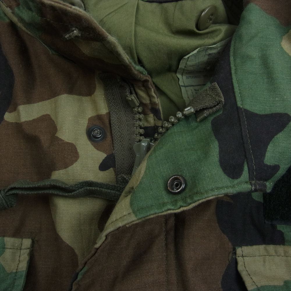 米軍 ヴィンテージ 90s M-65 フィールド ジャケット カーキ系 M【中古】