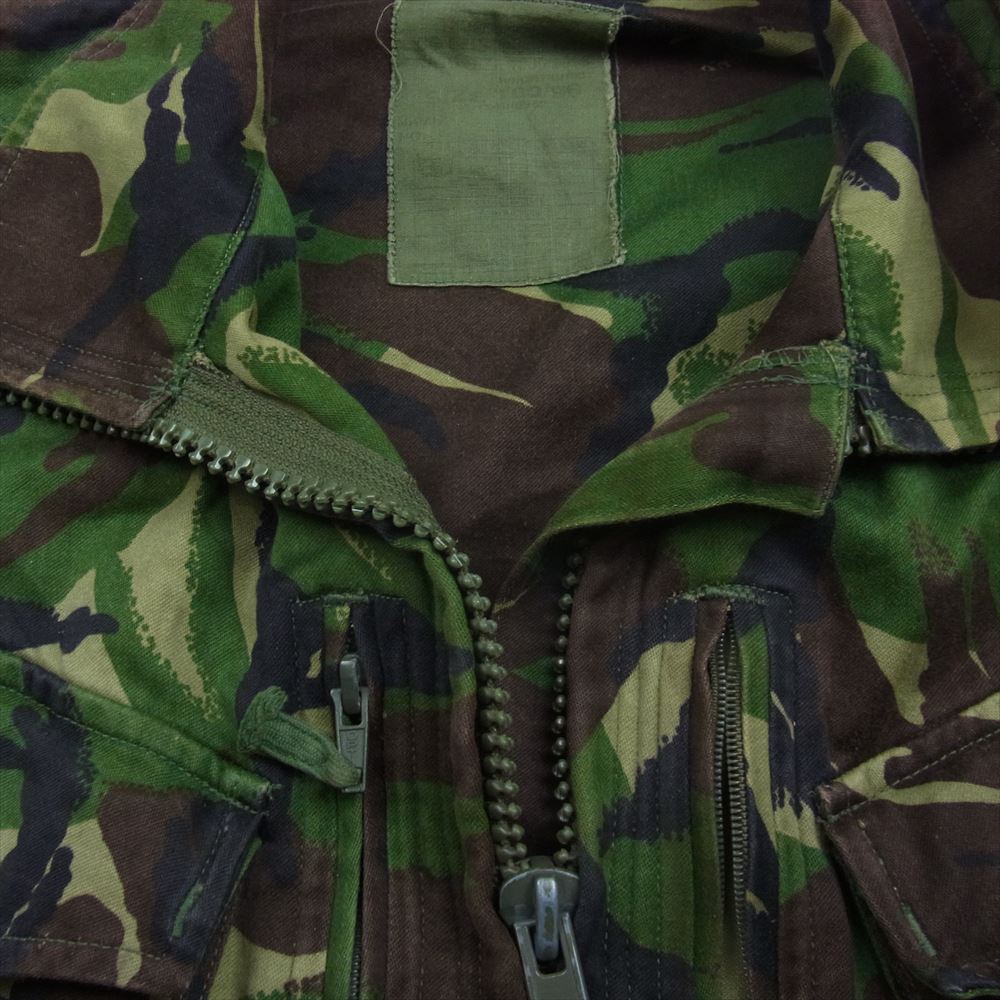 イギリス軍 ヴィンテージ スモッグコンバット dpm カモ柄　迷彩　ミリタリー ジャケット カーキ系【中古】