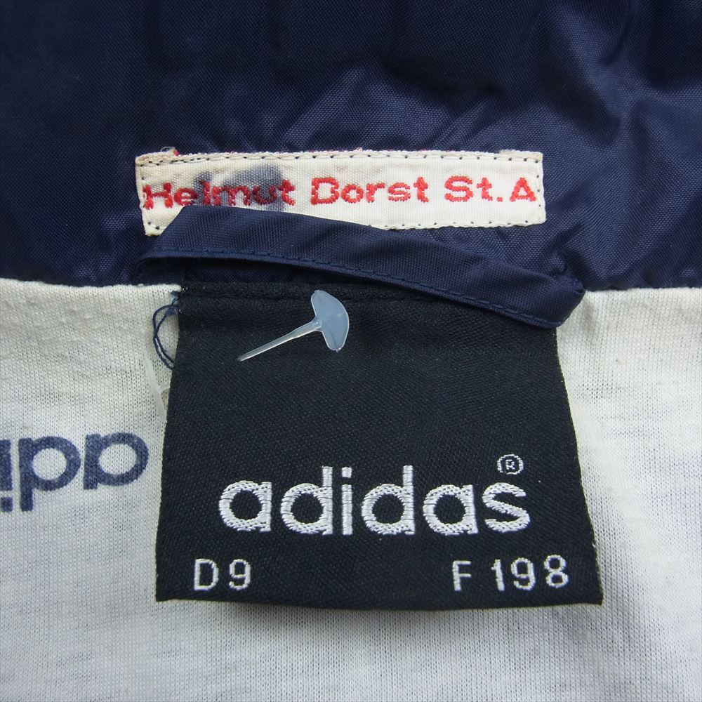adidas アディダス 90s 黒タグ ナイロン トラック ジャケット ネイビー系 XL【中古】
