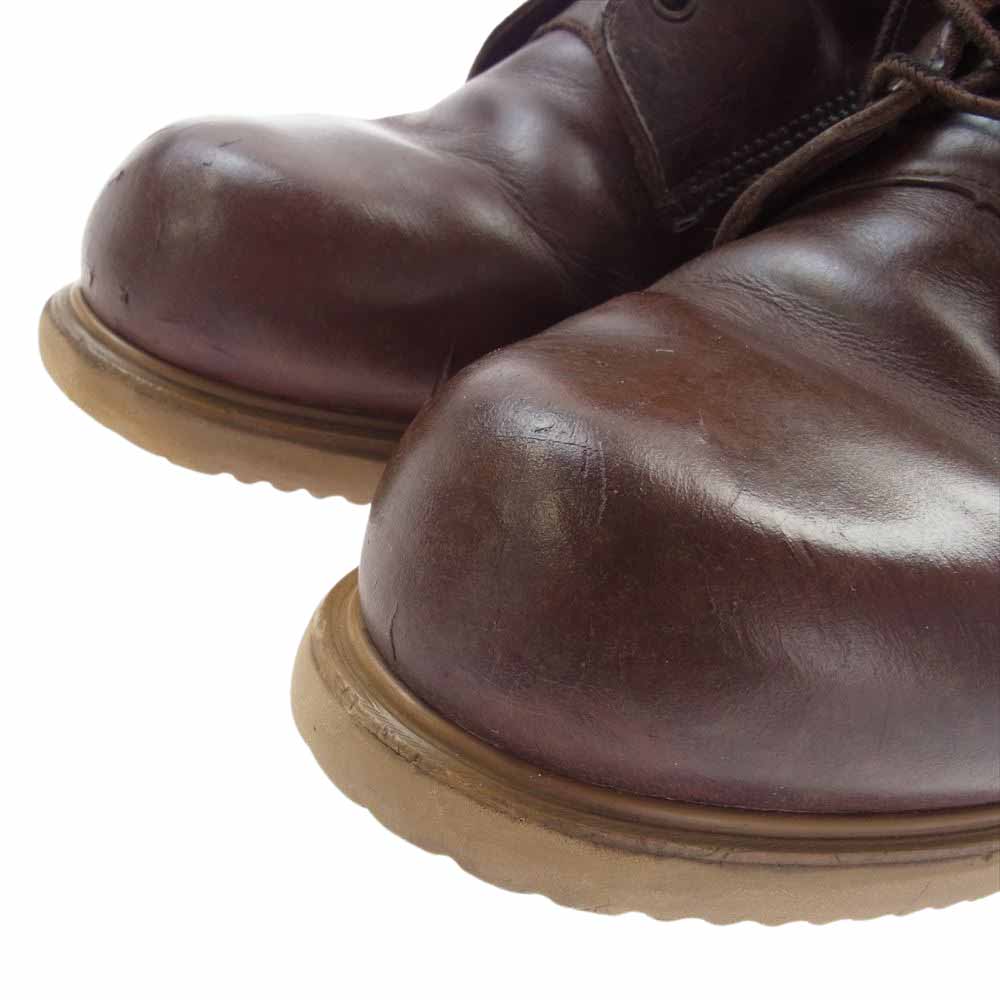 RED WING レッドウィング 815 90s 半円犬タグ ライニング付き プレーントゥ レースアップ ブーツ ブラウン系 9 1/2 EEE【中古】