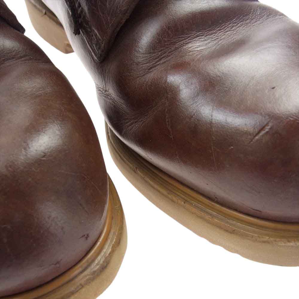 RED WING レッドウィング 815 90s 半円犬タグ ライニング付き プレーントゥ レースアップ ブーツ ブラウン系 9 1/2 EEE【中古】