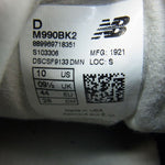 NEW BALANCE ニューバランス M990BK2 USA製 スエード メッシュ スニーカー ブラック系 28cm【中古】