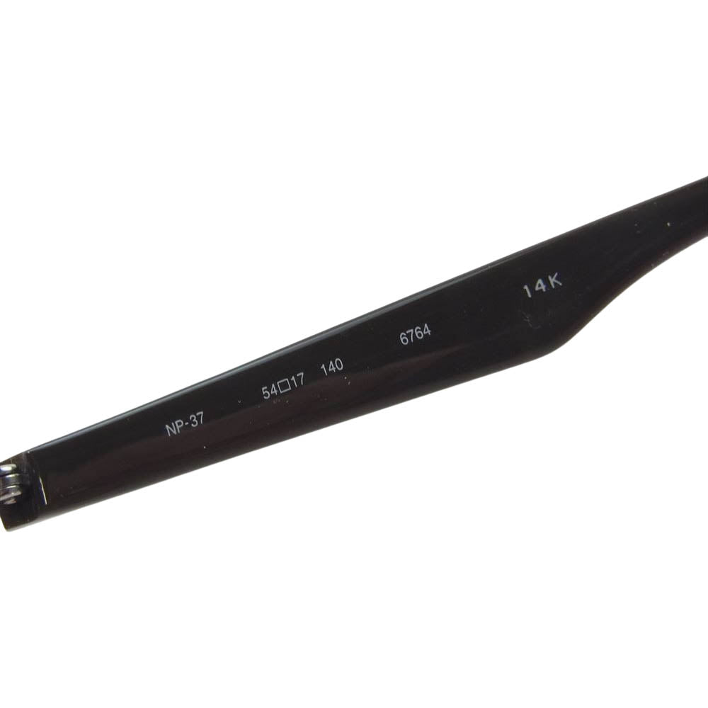 フォーナインズ NP-37 ライト ウェリントン メガネ 眼鏡 アイウェア 度あり ブラウン系 54□17【中古】