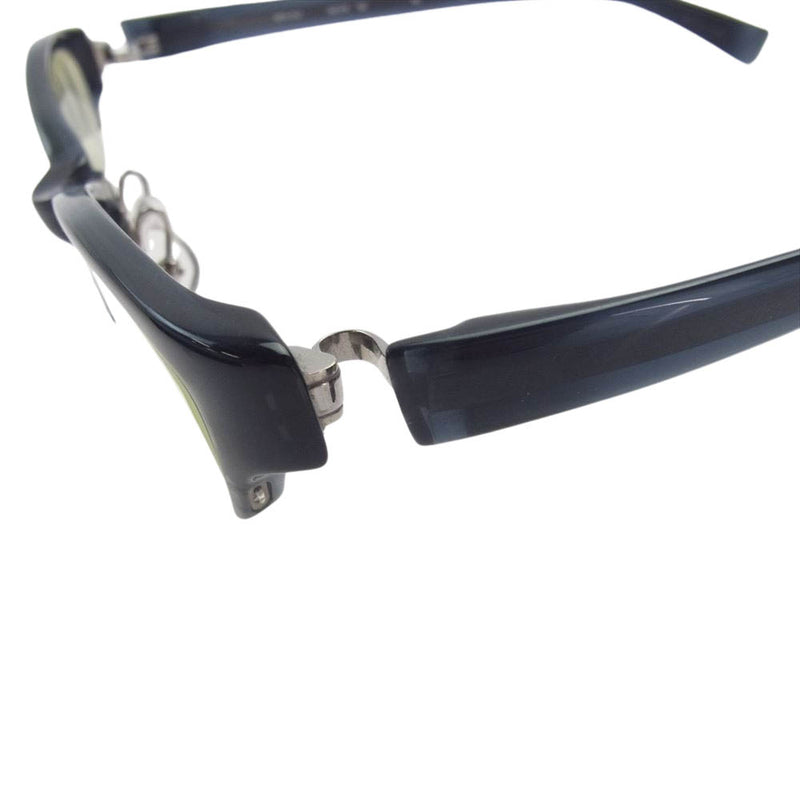 フォーナインズ NPN-910 ネオプラスチック フレーム メガネ 眼鏡 アイウェア 度あり  ブラック系 55□16【中古】