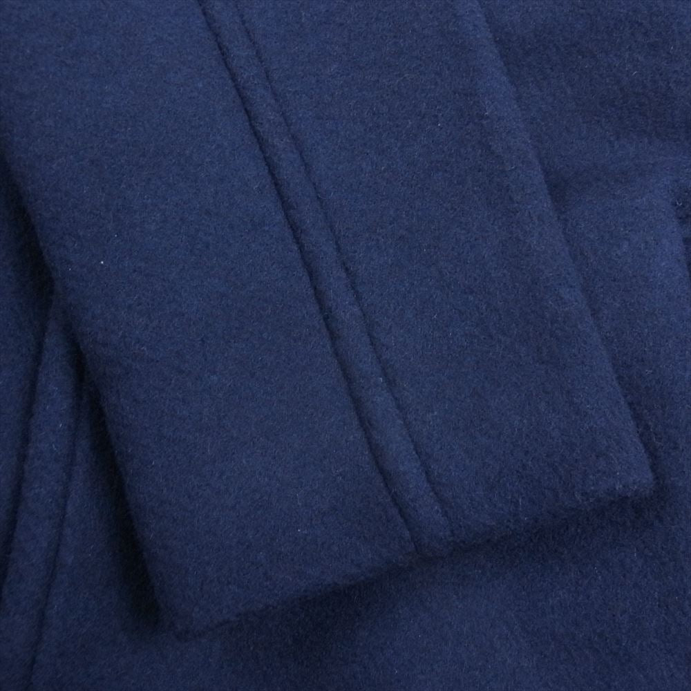 EVISU エヴィス donna ドンナ チェック ウール Pコート ネイビー系【中古】