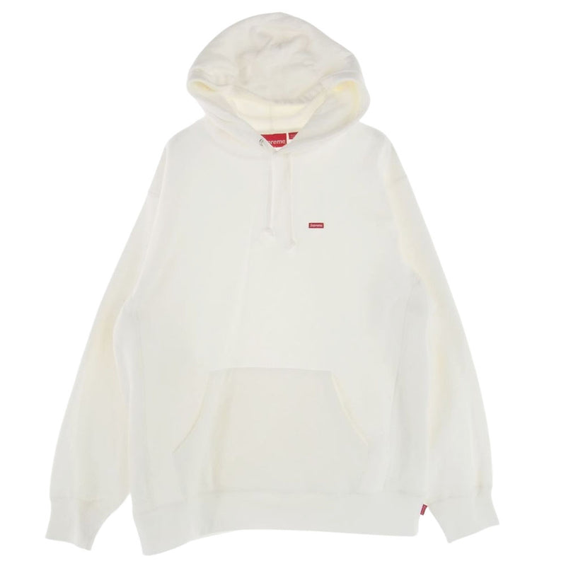 Supreme シュプリーム 22SS Small Box Hooded Sweatshirt スモールボックスロゴ プルオーバー パーカー ホワイト  ホワイト系 M【中古】