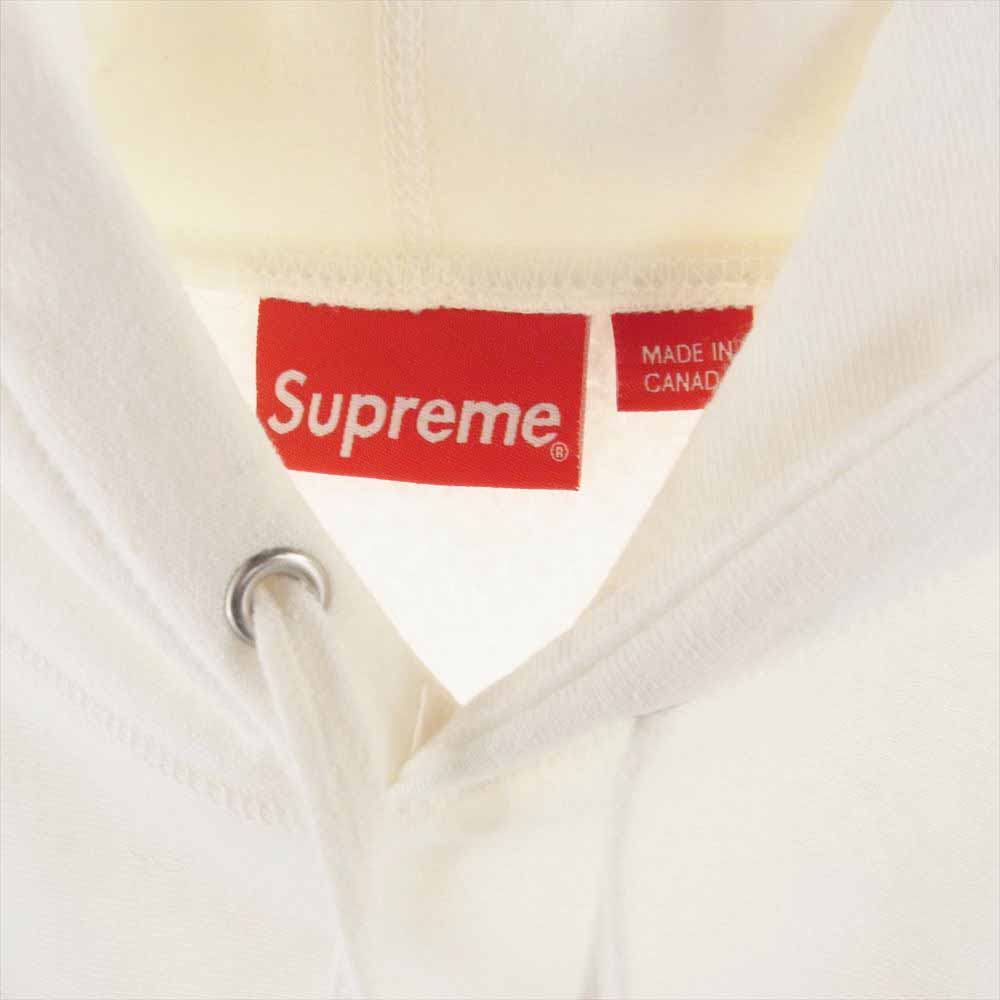 Supreme シュプリーム 22SS Small Box Hooded Sweatshirt スモールボックスロゴ プルオーバー パーカー ホワイト  ホワイト系 M【中古】