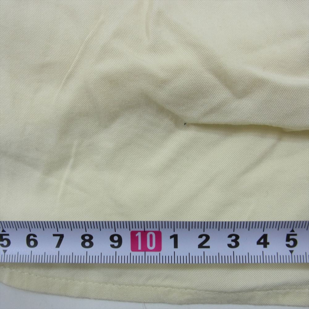 リチャードソン GLYPH BOWLING SHIRT ボーリング 刺繍 レーヨン 半袖 シャツ オフホワイト系 XL【中古】