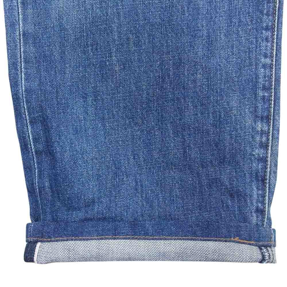 Levi's リーバイス 刻印J22 504Z BIG E TALON社製ジッパー タロン 革パッチ ギャラ入り 赤耳 セルビッチ デニムパンツ インディゴブルー系 33【中古】