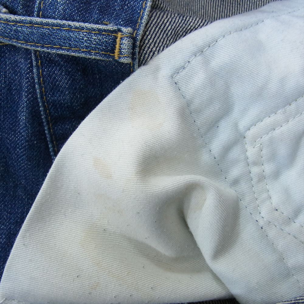 Levi's リーバイス J22 JB013 日本製 刻印J22 503BXX BIG E 月桂樹 ボタンフライ 紙パッチ ギャラ入り 赤耳 セルビッチ デニムパンツ インディゴブルー系 31【中古】