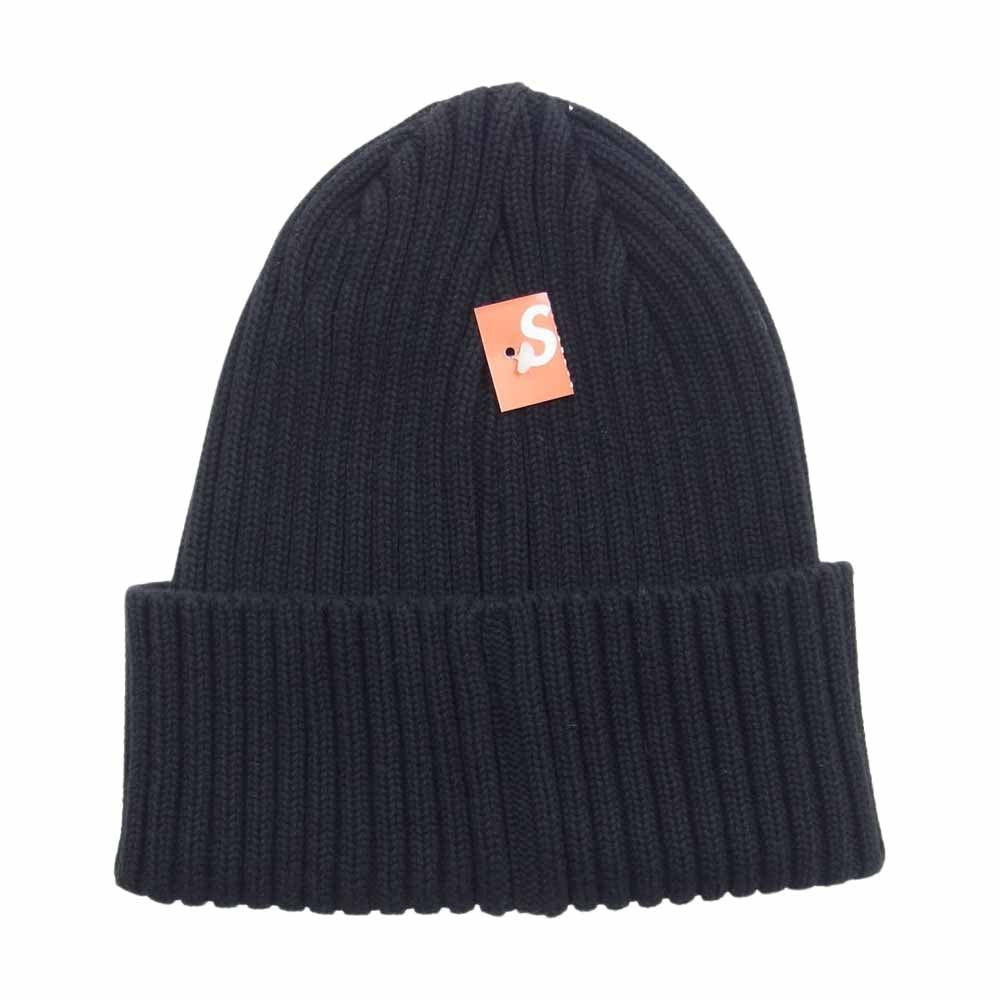 Supreme シュプリーム 19SS overdyed beanie 後染め リブ コットン ワッチキャップ ニットキャップ ブラック系【中古】