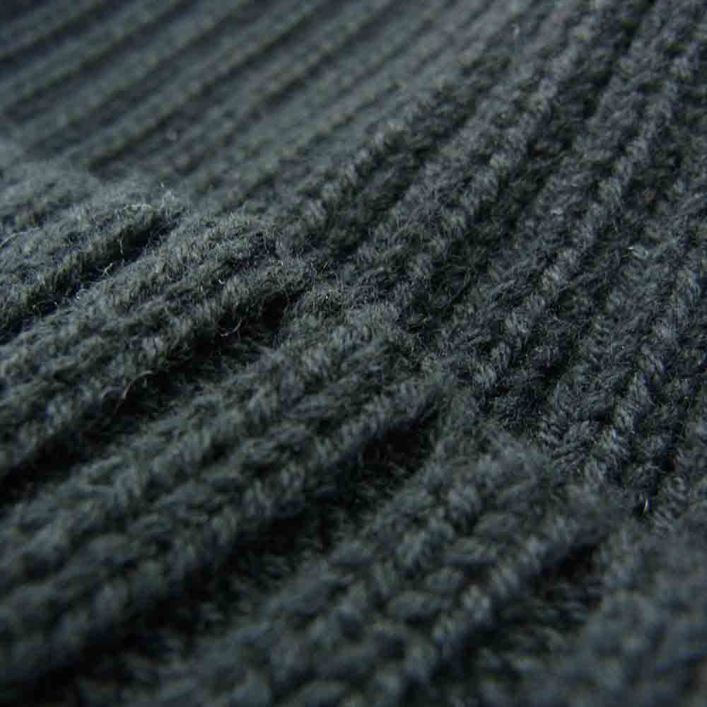 Supreme シュプリーム 19SS overdyed beanie 後染め リブ コットン ワッチキャップ ニットキャップ ブラック系【中古】