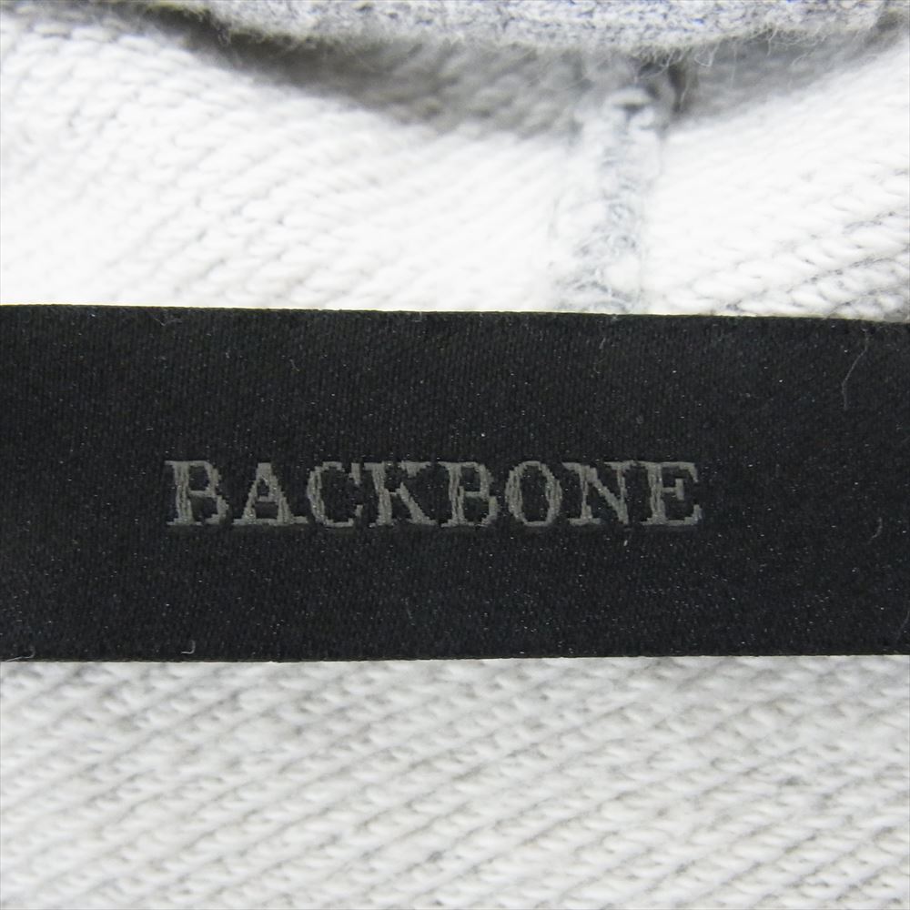 BACKBONE バックボーン BB12W-SWP10 ririジップ ジップアップ スウェット パーカー グレー系 S【中古】
