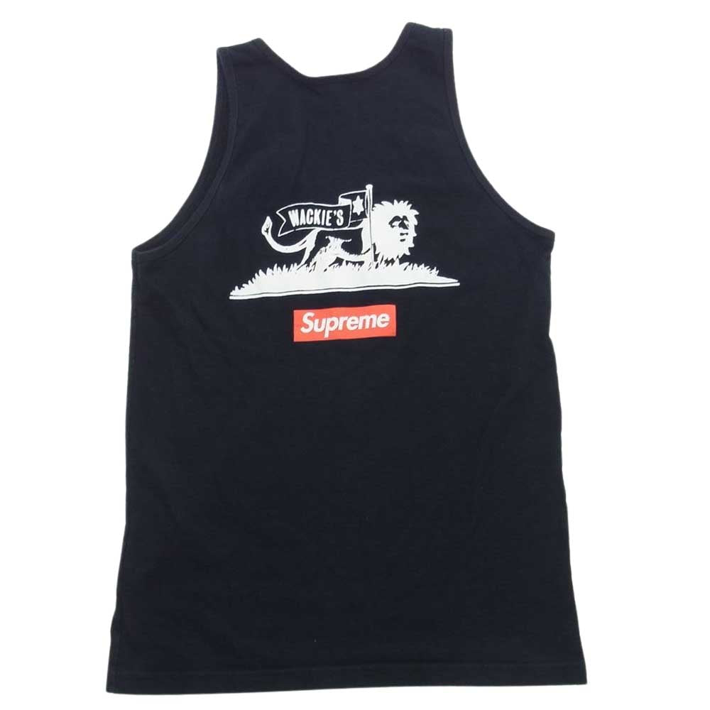 Supreme シュプリーム 13SS × Wackies Sugar Tank ワッキーズ タンクトップ ブラック系 S【中古】