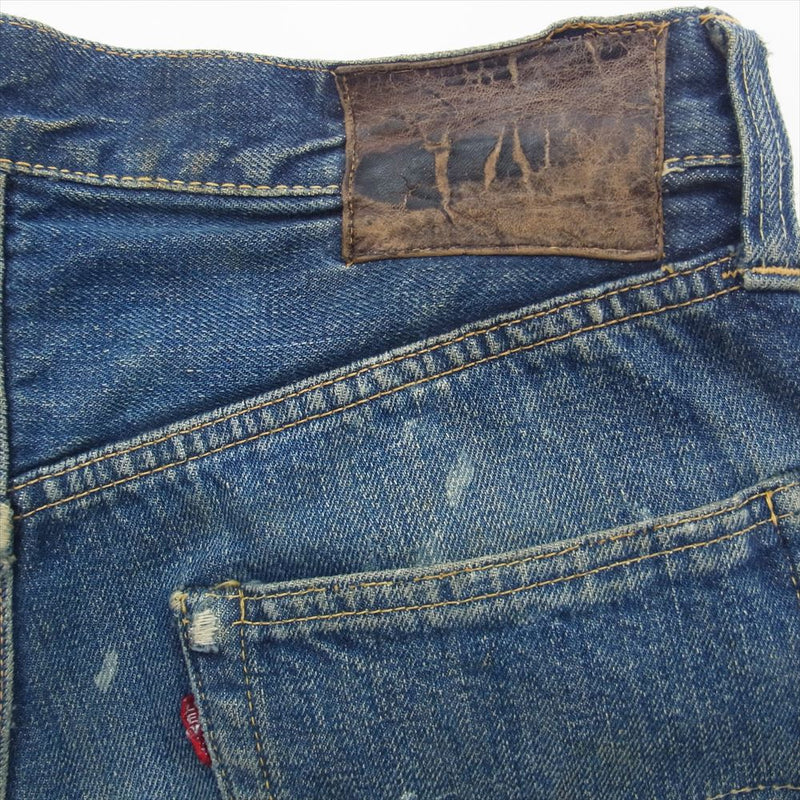 Levi's リーバイス ヴィンテージ オリジナル 501ZXX 革パッチ ボタン裏刻印ツメ CONMARジップ ストレート デニム パンツ インディゴブルー系【中古】