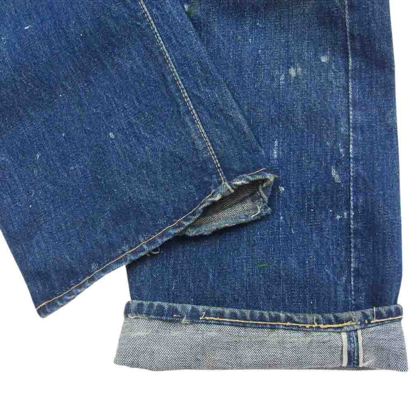 Levi's リーバイス ヴィンテージ オリジナル 501ZXX 革パッチ ボタン裏刻印ツメ CONMARジップ ストレート デニム パンツ インディゴブルー系【中古】