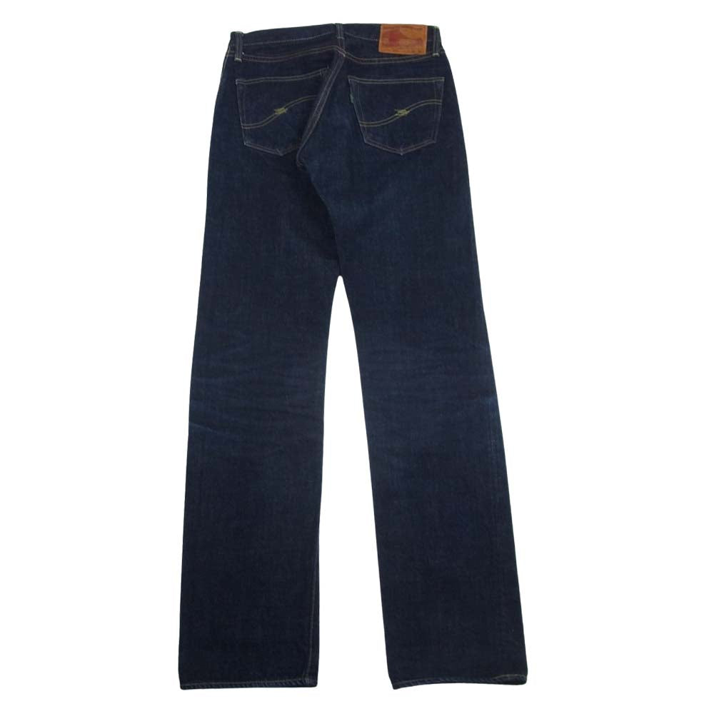 FOB FACTORY エフオービーファクトリー F151 ボタンフライ デニム パンツ インディゴブルー系 30【中古】