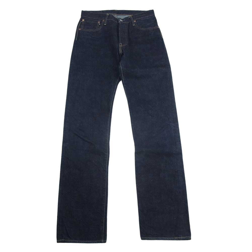 FOB FACTORY エフオービーファクトリー F151 ボタンフライ デニム パンツ インディゴブルー系 30【中古】