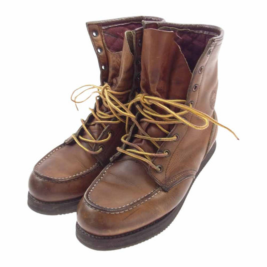 RED WING レッドウィング 96年~97年製 90s 犬刻印 ライナー付き Irish Setter INSULATED アイリッシュセッター 9インチ レースアップ レザー ブーツ ブラウン系 9インチ【中古】
