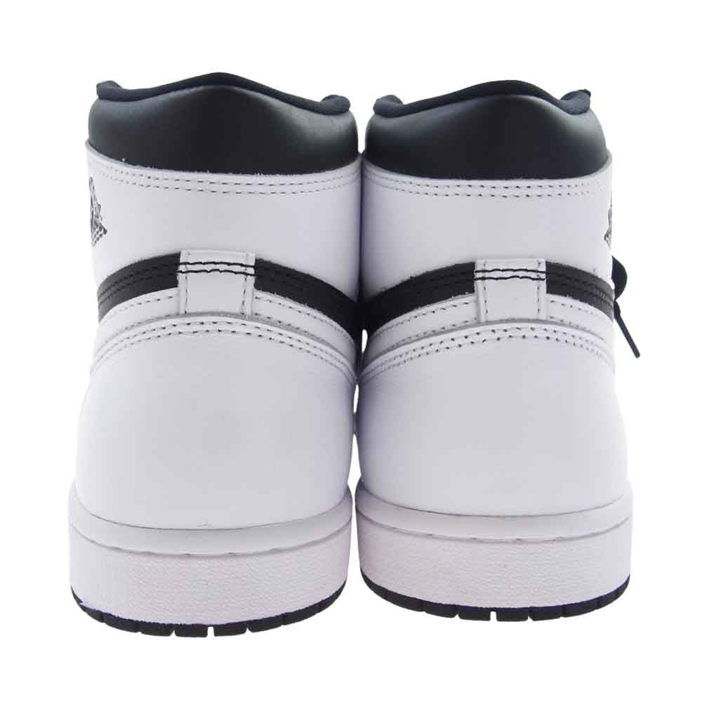 NIKE ナイキ DZ5485-010 Air Jordan 1 Retro High OG Black White AJ1 エアジョーダン レトロ ハイ ブラック ホワイト スニーカー ブラック系 ホワイト系 25.5cm【新古品】【未使用】【中古】