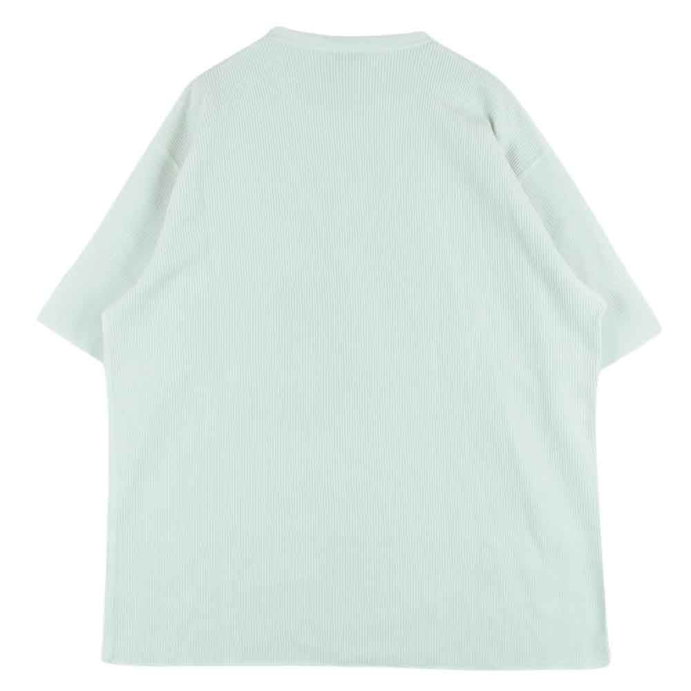 COOTIE クーティー ワッフル サーマル オーバーサイズ 半袖 Tシャツ コットン ポリエステル 日本製 オフホワイト系 L【中古】
