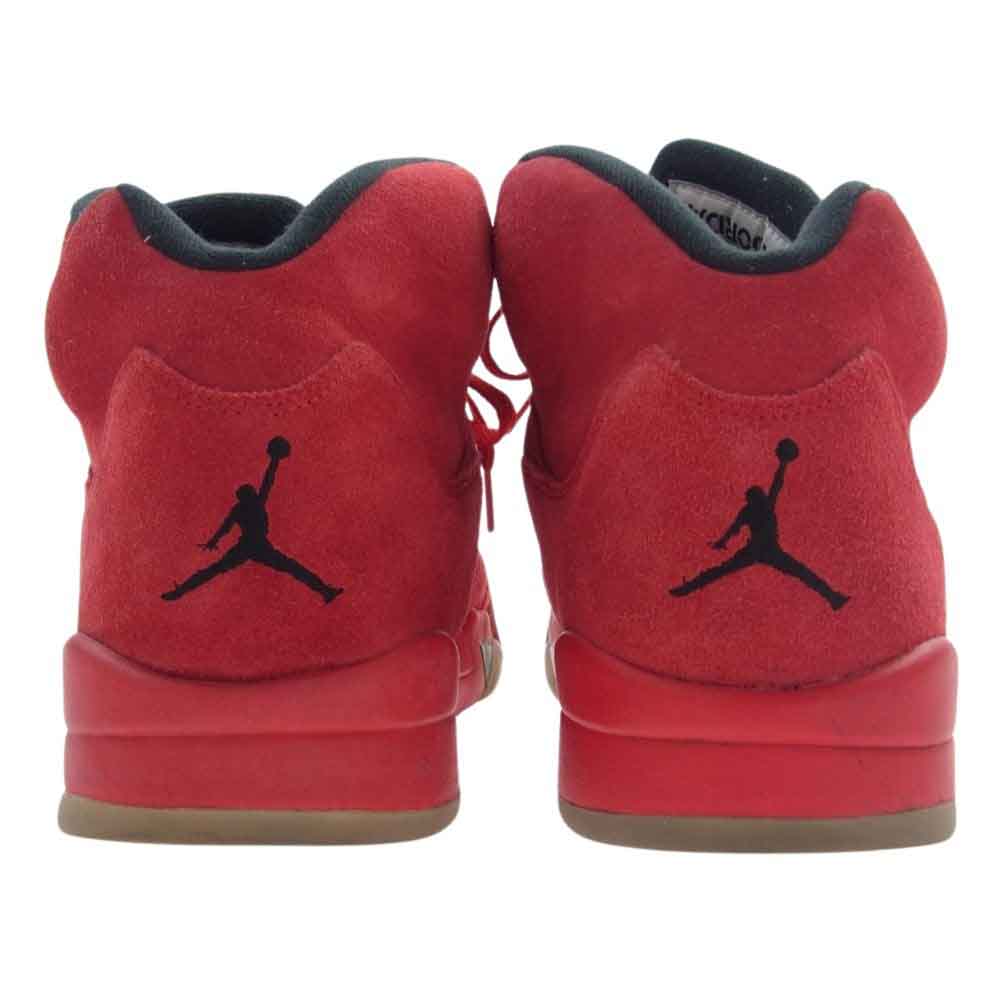 NIKE ナイキ 136027-602 EMPLOYEE STORE 〇ESスタンプ有 Air Jordan 5 Ratro Red Suede エアジョーダン5 レトロ レッド スエード レッド系 31cm【中古】