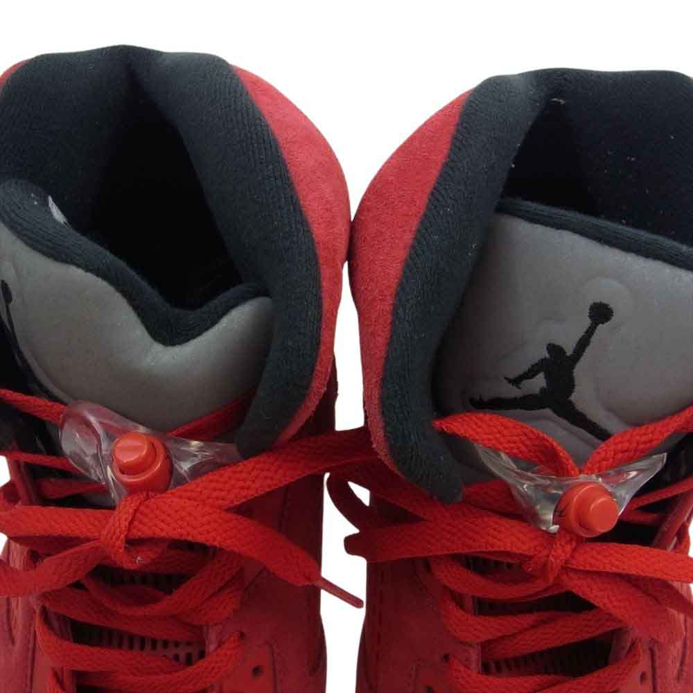 NIKE ナイキ 136027-602 EMPLOYEE STORE 〇ESスタンプ有 Air Jordan 5 Ratro Red Suede エアジョーダン5 レトロ レッド スエード レッド系 31cm【中古】