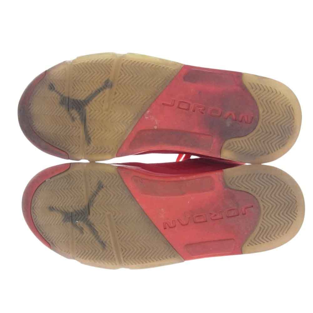 NIKE ナイキ 136027-602 EMPLOYEE STORE 〇ESスタンプ有 Air Jordan 5 Ratro Red Suede エアジョーダン5 レトロ レッド スエード レッド系 31cm【中古】