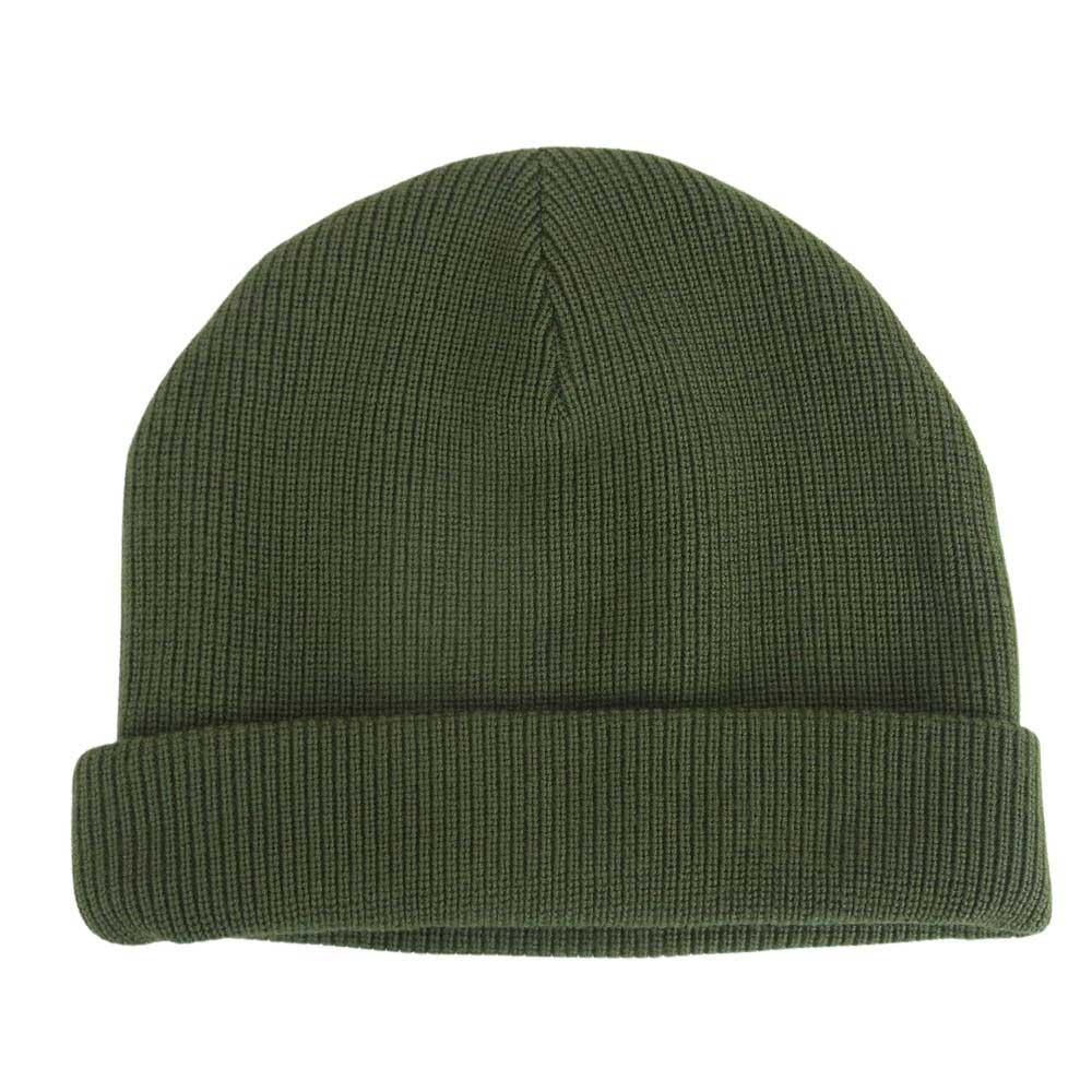 WACKO MARIA ワコマリア 13AW-CAP-04 ウール ニット キャップ ビーニー 日本製 カーキ系【中古】