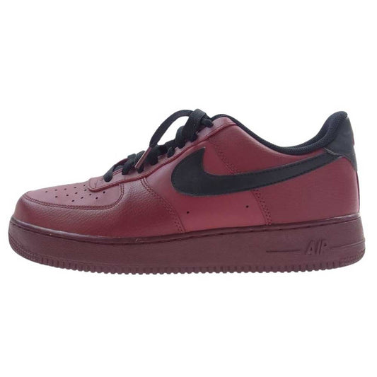 NIKE ナイキ 315122-614 AIR FORCE 1 07 LOW TEAM RED BLACK AF1 エアフォース ローカット スニーカー TEAM RED/BLACK 29cm【中古】