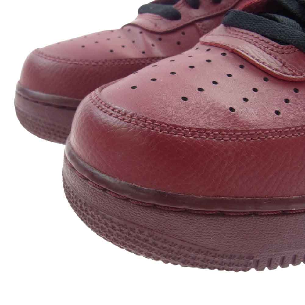 NIKE ナイキ 315122-614 AIR FORCE 1 07 LOW TEAM RED BLACK AF1 エアフォース ローカット スニーカー TEAM RED/BLACK 29cm【中古】