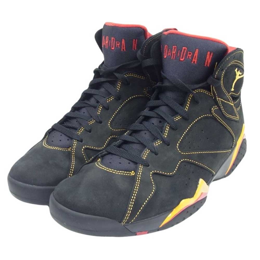 NIKE ナイキ CU9307-081 AIR JORDAN 7 RETRO CITRUS AJ7 エアジョーダン レトロ ハイカット スニーカー ブラック系 30cm【中古】