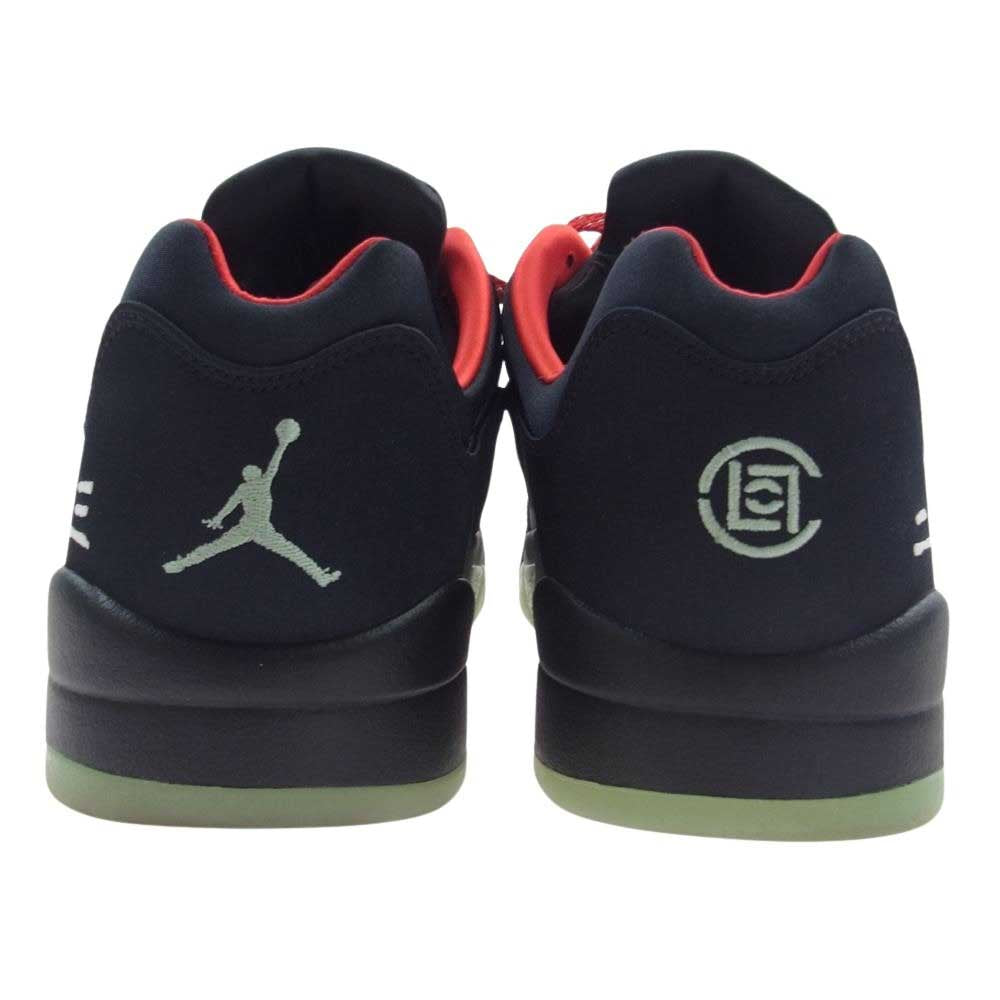 NIKE ナイキ DM4640-036 × CLOT クロット Air Jordan 5 Low Jade 5 Low エアジョーダン 5 ロー スニーカー ブラック系 30cm【中古】