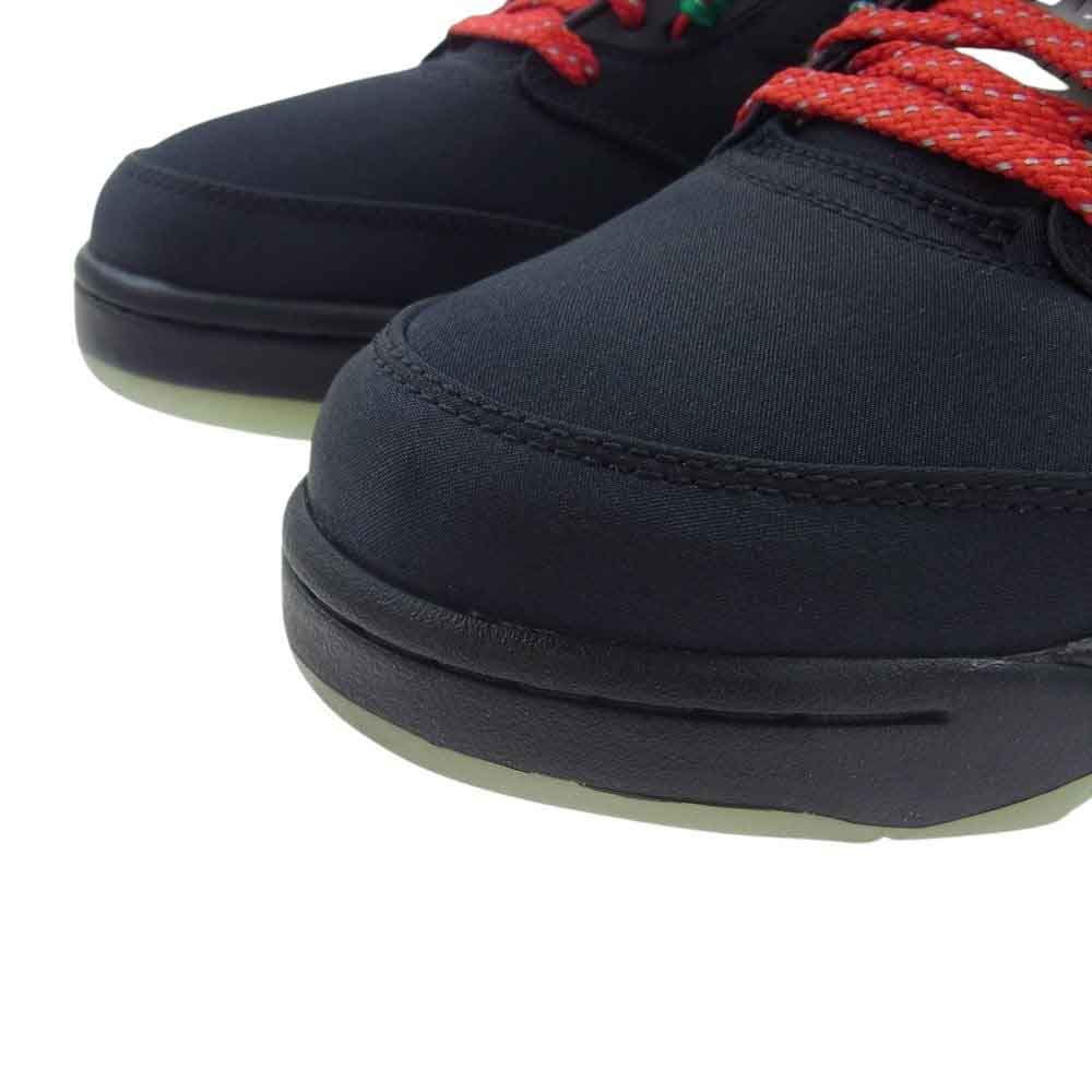 NIKE ナイキ DM4640-036 × CLOT クロット Air Jordan 5 Low Jade 5 Low エアジョーダン 5 ロー スニーカー ブラック系 30cm【中古】