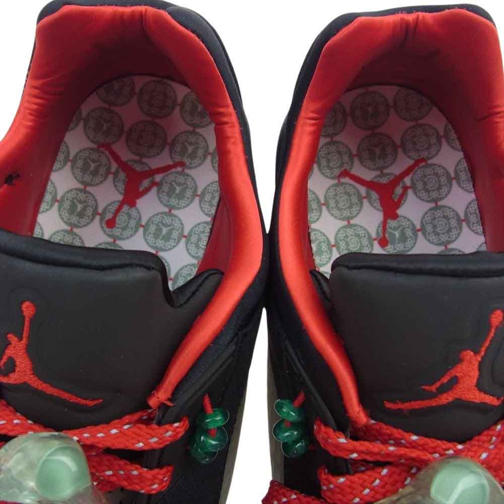 NIKE ナイキ DM4640-036 × CLOT クロット Air Jordan 5 Low Jade 5 Low エアジョーダン 5 ロー スニーカー ブラック系 30cm【中古】