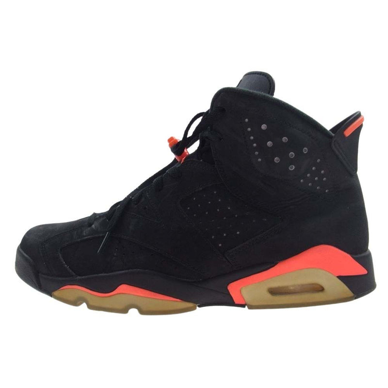 NIKE AIR JORDAN ナイキ ジョーダン 384664-023 6 RETRO AJ6 INFRARED BLACK 2014 エアジョーダン レトロ スニーカー ブラック系 29.5cm【中古】