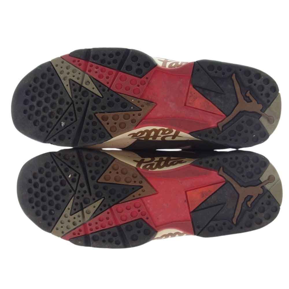 NIKE ナイキ AT3375-200 × Patta Air Jordan 7 OG Brown パタ エアジョーダン7 OG ブラウン マルチカラー系 29cm【中古】
