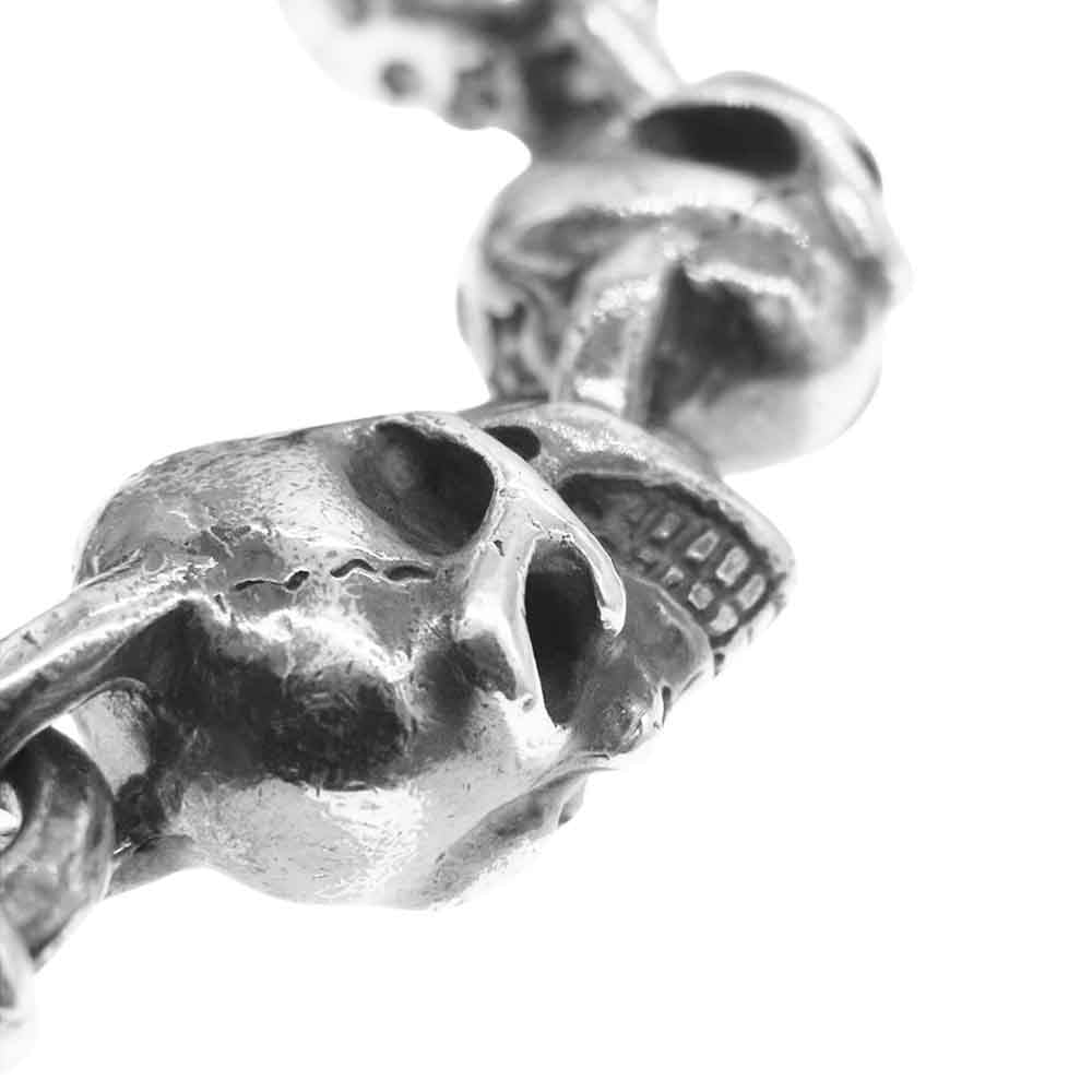 GABOR ガボール 8SKULL LINK BRACELET 8スカルリンク 逆転 ブレスレット シルバー系【中古】