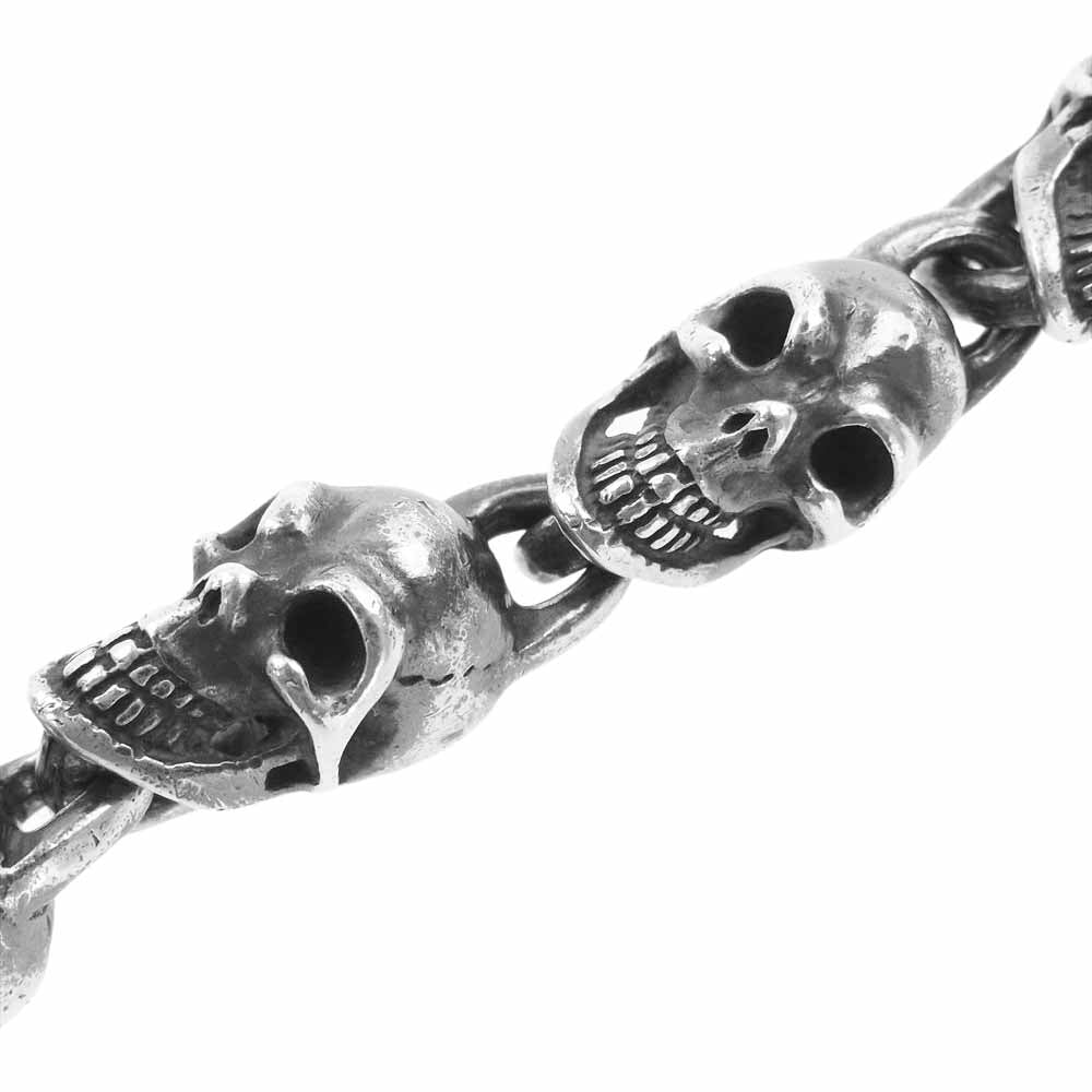 GABOR ガボール 8SKULL LINK BRACELET 8スカルリンク 逆転 ブレスレット シルバー系【中古】