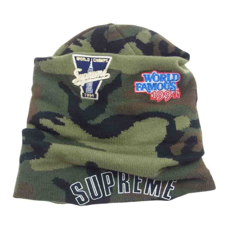 Supreme シュプリーム 19AW × New Era Championship Beanie ニューエラ チャンピオンシップ ビーニー ニット キャップ マルチカラー系【中古】