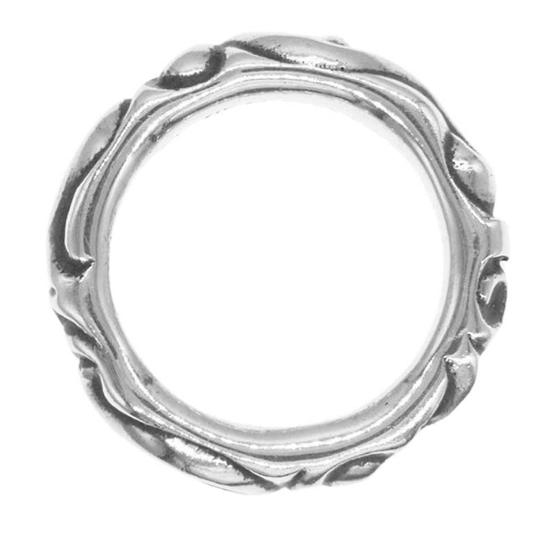 CHROME HEARTS クロムハーツ（原本無） SCRL BAND スクロール バンド シルバー リング シルバー系 16.5号【中古】