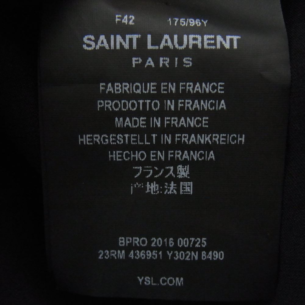 SAINT LAURENT サンローラン 436951 Y302N Paisley Long Dress ペイズリー ロング ドレス ワンピース ブラウン系 42【中古】