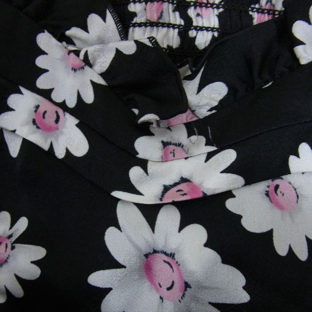 BALENCIAGA バレンシアガ 502219 TYA07 Floral print Silk jacquard Maxi Dress フローラル プリント シルク ジャガード マキシ ドレス ワンピース ブラック系 42【中古】