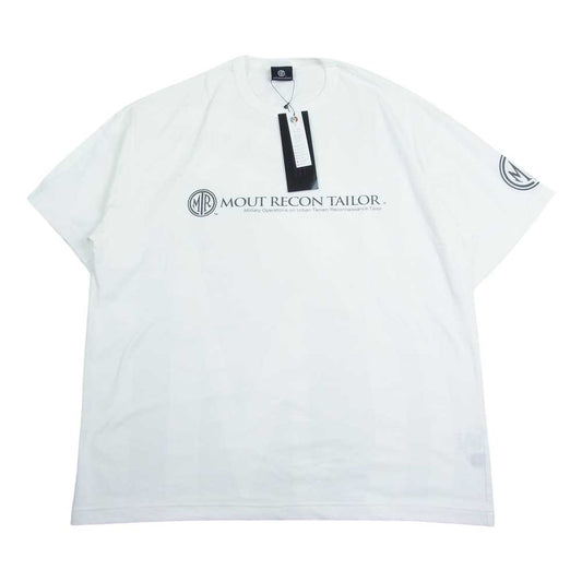 マウトリーコンテーラー M.R.T. MOUT LARGE ICON T-SHIRT ロゴ 半袖 Tシャツ ホワイト系 46【新古品】【未使用】【中古】