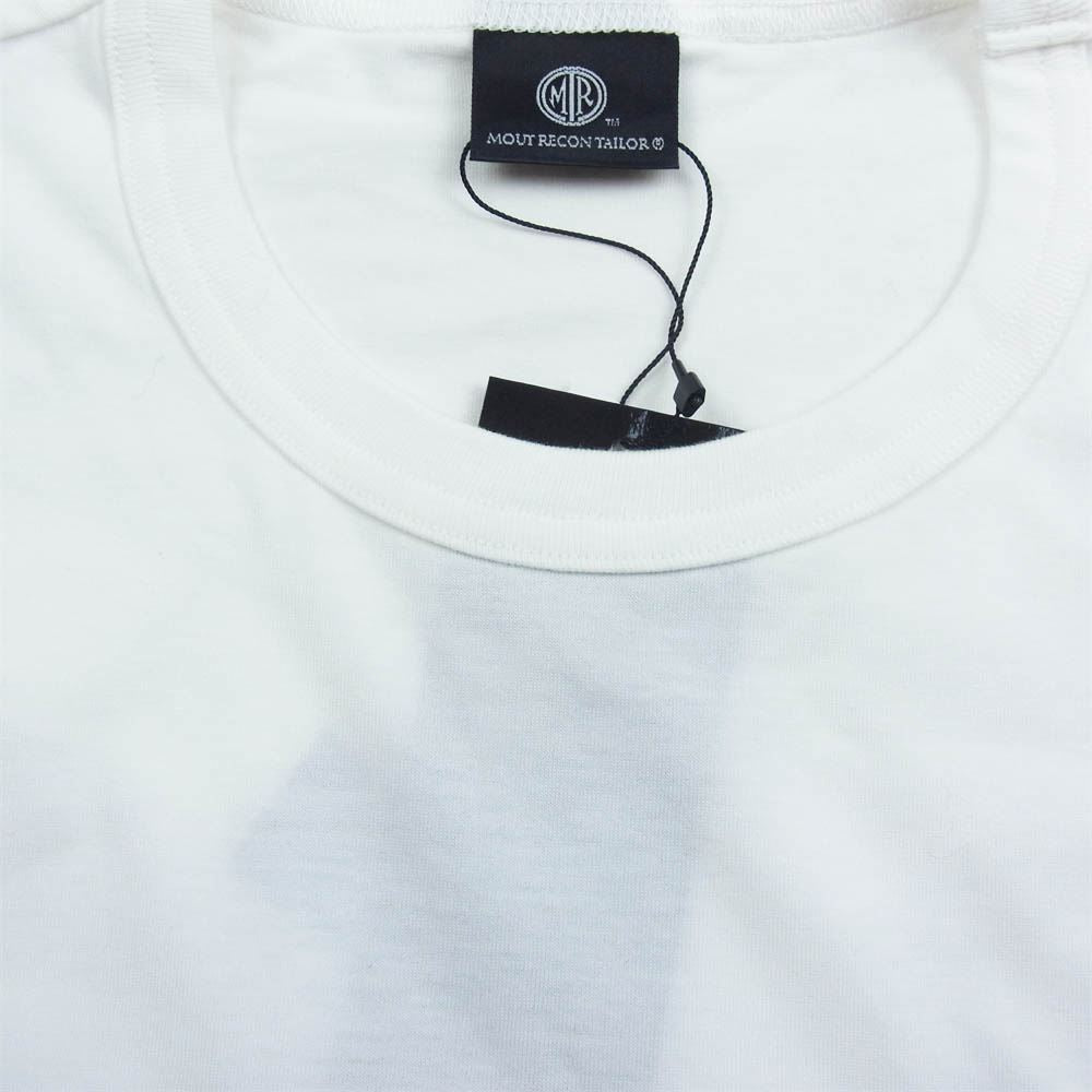 マウトリーコンテーラー M.R.T. MOUT LARGE ICON T-SHIRT ロゴ 半袖 Tシャツ ホワイト系 46【新古品】【未使用】【中古】